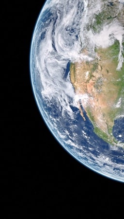 a close up photograph of earth